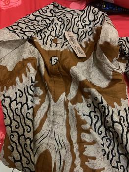 Product Review of Tunik Kancing terbaru modern dress, Pakaian muslim wanita lengan panjang tunik batik Katun Nyaman from B**r P**n 0