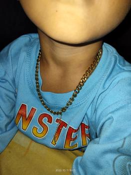 Product Review of Kalung Rantai Titan Model CD Tersedia Warna Rose Gold, Gold dan Silver Anti karat Aksesoris Elegan Titanium Asesoris Wanita from B**💨 0