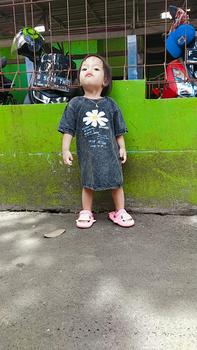 Product Review of Vendom Kids Baju Kaos Anak Washet Laki-Laki / Perempuan Unisex Umur 1-12 Tahun Bahan Cotton 30S Katun Santai Polos Hitam from S**a 0