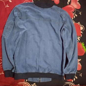 Product Review of JACKET BOMBER JEANS CAP KULIT PRIA DAN WANITA panjang motif jaket  casual  tebal cowok  distro from J**6 2
