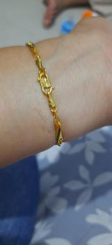 Product Review of gelang padi rantai awet pakai harian Kuning Perhiasan from M**a o**p 1