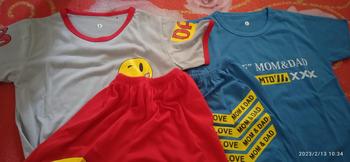 Product Review of Setelan Kaos Anak Baby Shark 07 Tahun Bahan Katun parsel from R**6 0
