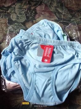 Product Review of GROSIR 12 PCS ( 1 LUSIN ) CELANA DALAM WANITA JUMBO WARNA SOFT / KATUN MUDA from r**i 0