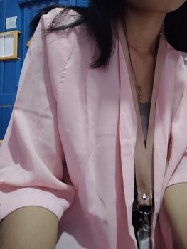 Product Review of (COD) OH Fashion Raissa Outer Basic Two #6330 from D**✨ 0