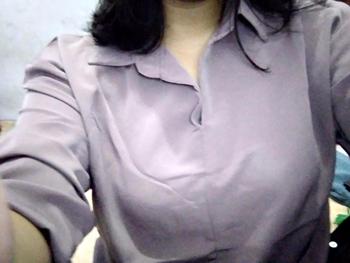 Product Review of SIVALI Minji Shirt | Basic Loose Office Shirt - Kemeja Wanita Kantor Atasan Baju Anti Kusut Panjang Tebal Polyester Silk Formal Oversize Formal Oversize Kerja Hitam Casual from f**a 2