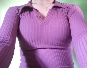 Product Review of Polo - JESSIE TYPE 2 PANJANG - Atasan Crop Berkerah - Crop Top - Rib Kerah - Atasan Wanita - Fashion Wanita from J**_ 0