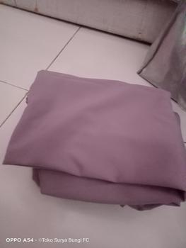 Product Review of French Khimar tangan Renda syari Bahan Wolfis Malebbii Wardrobe hitam jilbab muslim  panjang  karet instan from T**o S**a B**i 0