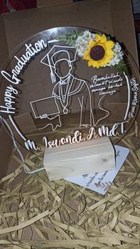 Product Review of Akrilik custom lettering bulat, untuk gift kado anniversary hari jadi, wisuda graduation, birthday ulang tahun, wedding pernikahan, dll Gift - TOKA from z**a 0