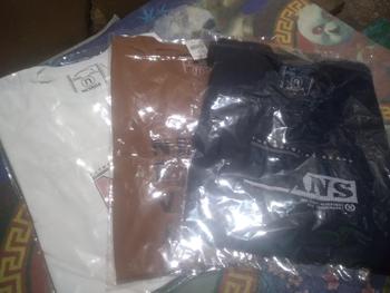 Product Review of Kaos Branded Berkualitas,4 Pcs 100 Ribu  Model Terbaru, Cocok untuk Pria dan Wanita Dewasa - T-Shirt from u**5 3