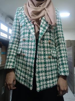 Product Review of Blazer Green Tweed 004471 Kerja Wanita from M**e 0