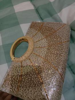 Product Review of Tas Pesta Kondangan Wanita Import Premium Kekinian Mewah Elegan Terbaru Crystal Clutch Bag 88533 from A**A s**e 2