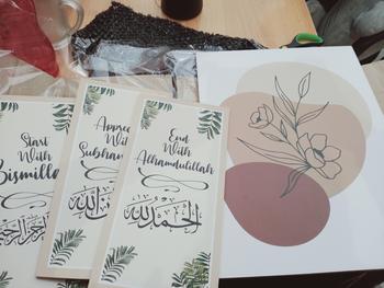 Product Review of UKURAN JUMBO Hiasan Dinding Abstrak - Walldecor Minimalis - ABSTRAK-JUMBO-01-04 from i**i 0