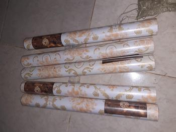 Product Review of BUNDLE !!! PAKET 5 ROLL/PCS WALLPAPER DINDING ALL VARIANT UKURAN PER ROLL 45CM X 8 METER ADIPATI from M**🐕 0