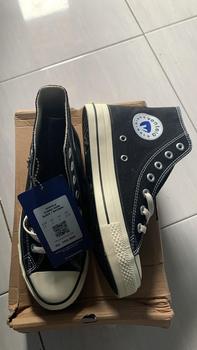 Product Review of Ventela Ethnic High Black Natural Sepatu Sneakers Pria (Siluet 70s) Canvas Shoes Casual from P**N ᥫ** 0