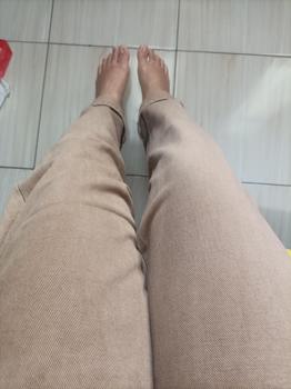 Product Review of Kulot Jeans Wanita Loose putih- celana jeans wanita kekinian from 🪽**g 0