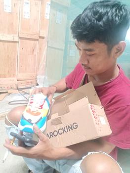 Product Review of Larocking - Zavyr Biru Kuning | Sepatu Sneakers Running Gym Shoes Abu Outdoor from U**C ** S**f ** 2