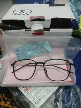 Product Review of [ DJAVA OPTIK ] Kacamata Ezra Normal s/d -4,00 Photocromic Eyewear Glasses Frame Lensa Antiradiasi from L**0 2