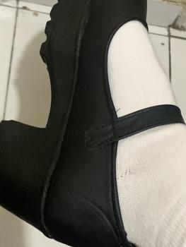 Product Review of Sepatu loafers wanita sepatu Loly MJ Hitam Putih Shoes Sandal Sendal fantofel  korea from y**p 1