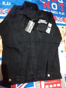 Product Review of Jaket Jeanss Denim New Fashion,Jaket Zoman Sablon Black. from h**5 1