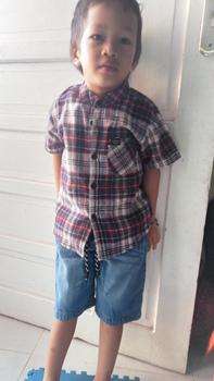 Product Review of Follux - Kemeja Flanel Import anak laki-laki lengan pendek bahan lembut dan nyaman Fashion kids from V**e 3