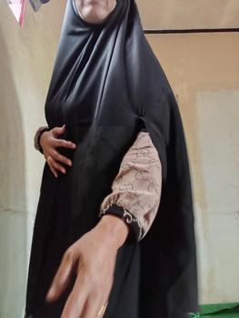 Product Review of cozy khimar non pad jahit 4 lengan bolong Hitam Kerudung bergo jumbo khimar Syari Muslim Oval Jilbab Instan Wolfis Tangan from S**h 7**1 3