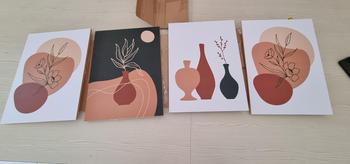 Product Review of UKURAN JUMBO Hiasan Dinding Abstrak - Walldecor Minimalis - ABSTRAK-JUMBO-01-04 from L** c**n 0