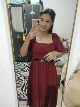 Product Review of KC - Malika Midi Dress - 2 Size - Square Neck Chiffon ada furing from o**o 0