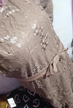 Product Review of MAXI ALMIRA / 4 UKURAN / M / L / XL / XXL / GAMIS KONDANGAN / GAMIS TILE MUTIARA / FASHION GAMIS WANITA Panjang Dalaman Muslim Pita Dress Pesta Kombinasi Remaja from k**g g**g 0