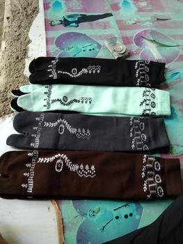 Product Review of Lusinan kaus kaki muslimah motif Kiri Kanan panjang L sebetis / kaos kaki jempol / kaos kaki wanita muslimah dewasa / nylon spandek 100% / kaos kaki tawaf umroh Coklat dan banyak warna from E**h S**i 0