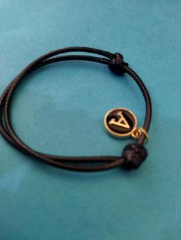 Product Review of Gelang inisial huruf epoxy hitam | gelang inisial | gelang huruf from S**💔 0