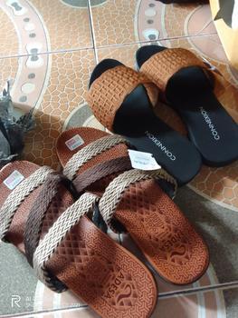 Product Review of SANDAL CR WANITA/SANDAL TERBARU/SANDAL SLOP/SANDAL RAJUT/SANDAL CR SLOP RAJUT SANDAL SLOP WANITA Tanpa Hak Merah from e**5 0
