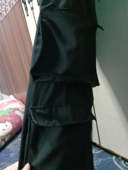 Product Review of SIVALI Bonnie Cargo Pants - Highwaist Loose Cargo - Celana Kargo Wanita - Baggy Pants Panjang Polyester Kulot Casual Hitam Kantor Kantor Formal Kerja Kerja Kerja Basic Karet from 🎀**🍓 0