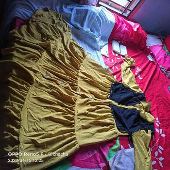 Product Review of Dress Pesta Satin Roberto Mix Brokat / Gamis Keluaran Terbaru / Dress Aplikasi Brokat / Dress Wanita Jumbo / Azura Maxy Dress Kondangan Mewah from c**0 0