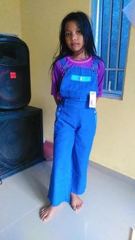 Product Review of Hanila Baju Kodok Anak Kulot Jeans Umur 5-15tahun from ▞** 🅻**🅰 ▞** 0