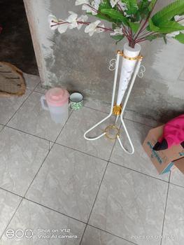 Product Review of bunga hias bunga pojok sakura mihua k 14 set pot besi BUNGA PELASTIK from A**5 1