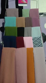 Product Review of segiempat ceruti baby doll 145x145 segi empat syari nyaman muslim square  jilbab  ceruty  kerudung from R**a 1