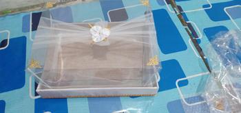 Product Review of box kotak seserahan hantaran pernikahan mika tile siku 1 set isi 4 PCS foto merah Pita Silver from N**a 0