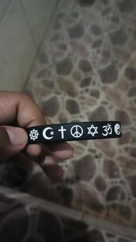Product Review of Peace - Hitam - Gelang Wristband by Embracelet from D**🥷 1