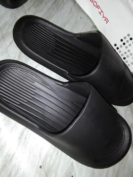 Product Review of sandal slop Polos 35-44 pria wanita BP Sandal Ban Slippers | Black Unisex Original sandal polos anti air Terlaris Shoes from K**s 0