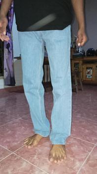 Product Review of Gizmo - Celana Jeans Reguler Bioblitz pria loose fit jumbo big keren Denim Nyaman from M**🏻 1