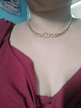 Product Review of Kalung Rantai Titan Model CD Tersedia Warna Rose Gold, Gold dan Silver Anti karat Aksesoris Elegan Titanium Asesoris Wanita from n**a 0