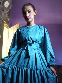 Product Review of DRESS NABILLA BY HAURA DRESS KATUN Wanita Toyobo Karet Casual Busui Balon from f**i 0