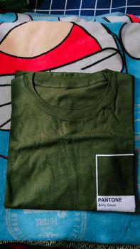 Product Review of PANTONE TSHIRT l BAJU KAOS TUMBLR TEE KAOS WANITA OVERSIZE PENDEK POLOS COTTON COMBED 30'S CROP KOREA FASHION BLACK HITAM PUTIH WHITE SAGE GREEN BEIGE MOCCA LILAC DUSTY ROSE BLUE PINK from g**y 1