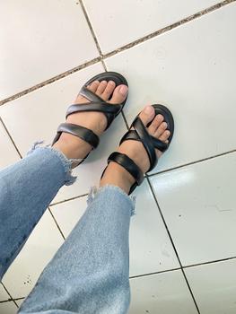 Product Review of LAPEPA YUK - Sepatu Sandal Wanita Wedges VIVIAN Model Silang dua Tali Strap Belakang Hak Tinggi Sole 3 cm Spatu Sendal Gunung Cewek  Size 36 37 38 39 40 41 Warna Hitam Black Kekinian Premium Terbaru Shoes Ori Original Mall Official Store Promo from D**. 0