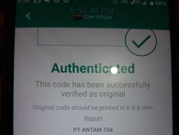 Product Review of Logam Mulia Antam 1 Gr Sertifikat Press from e**n 0