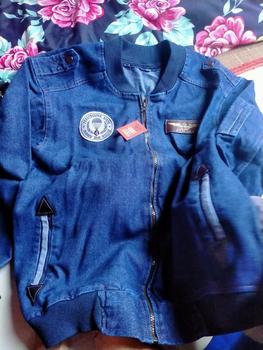 Product Review of JACKET BOMBER JEANS CAP KULIT PRIA DAN WANITA panjang motif jaket  casual  tebal cowok  distro from u**7 0
