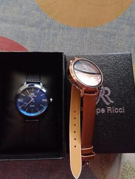 Product Review of PhiLipe Ricci Jam Tangan Wanita Terbaru Analog Original Arloji Perempuan Kecil Modern WKOB1 Free Box cewek karet from d**_ 0