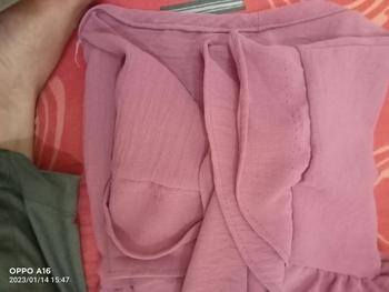 Product Review of Reva One Set Stelan Wanita Crinkle Airflow Muslim Celana Setelan Baju Atasan Kancing baju  Panjang from K**y 0