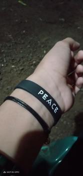Product Review of Peace - Hitam - Gelang Wristband by Embracelet from ˗**˗ 0
