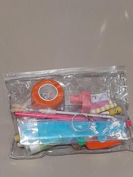 Product Review of Pouch Set alat tulis viral alat-alat sekolah aesthetic Pulpen pensil penggaris dll Penghapus Rautan Stationery from s**3 1